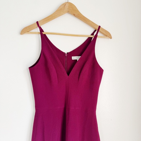 Dress The Population Iris Dark Magenta Gown Size XS Nwot - Picture 7 of 12